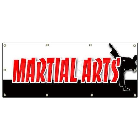 Signmission MARTIAL ARTS BANNER SIGN jiu-jitsu kung fu tae kwon do judo classes B-96 Martial Arts
